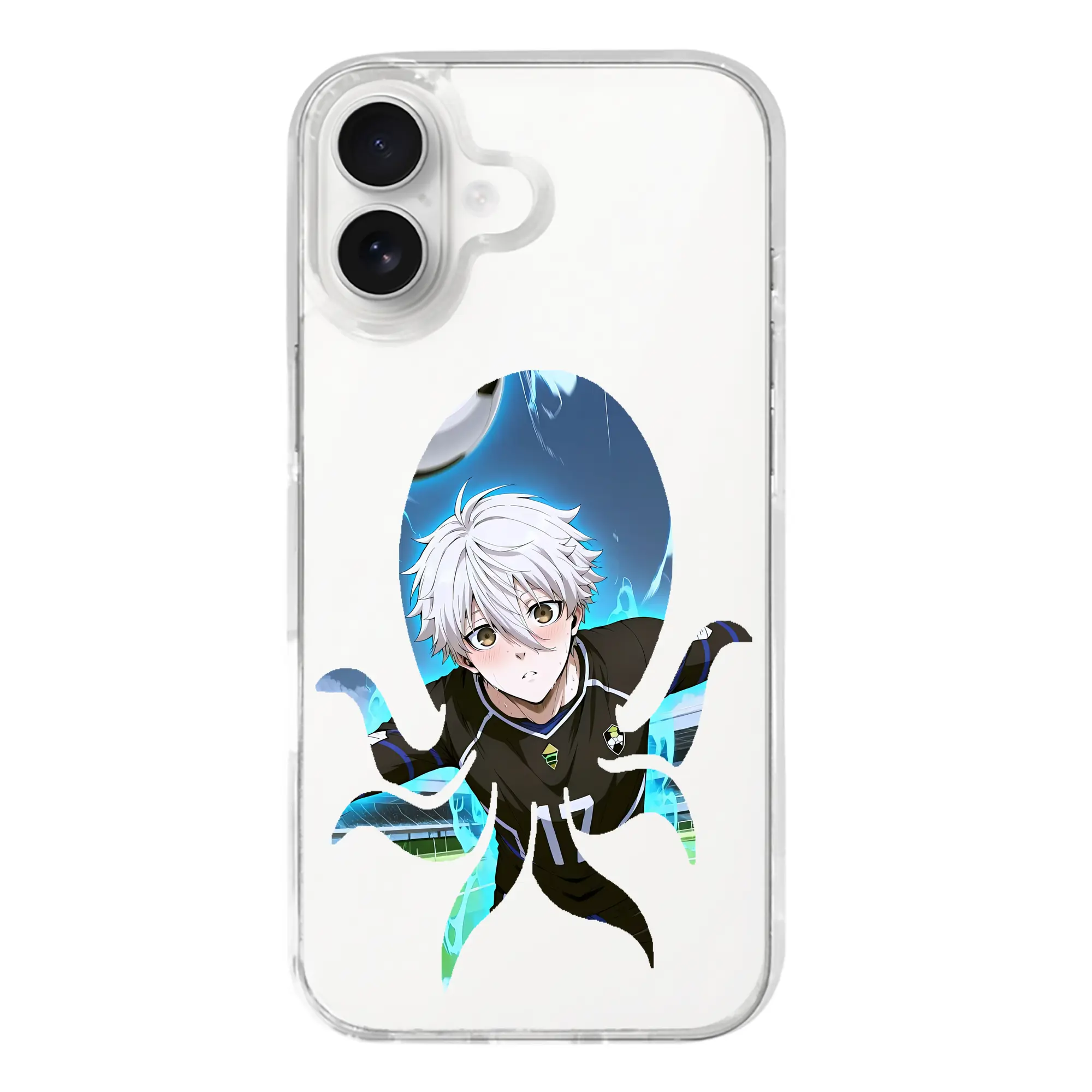 ブルーロック グッズ 凪 誠士郎 - iPhone 17シリーズ 透明スマホケース – 薄型・耐衝撃・精密フィット保護カバー